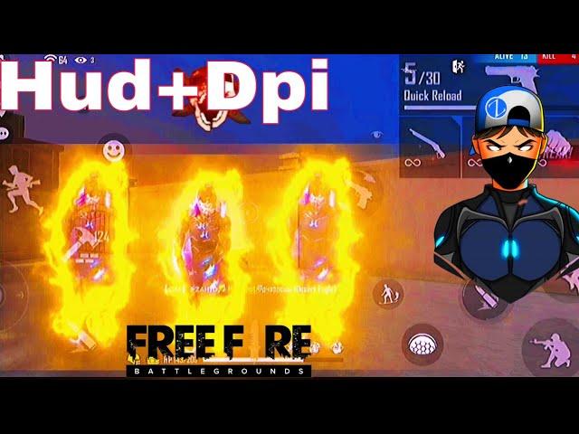 BEST Honor 9X Settings HUD+DPİ+CONFUGRATİON 100%HeadShot FreeFire