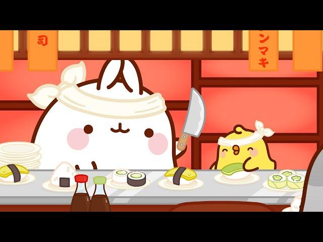 Molang Opens a Sushis Restaurant! ‍