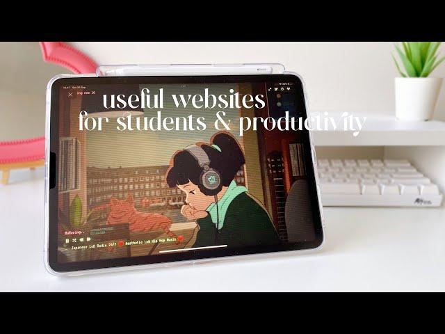 5 useful websites for studying or wfh | free aesthetic websites for students | ft. Lention & Czur