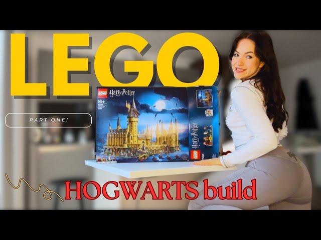 LEGO HOGWARTS BUILD! 🪄 part one ️