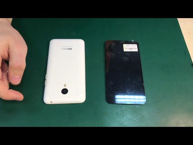 Meizu M1 Note - разборка и замена модуля / disassembly and replacement of the module