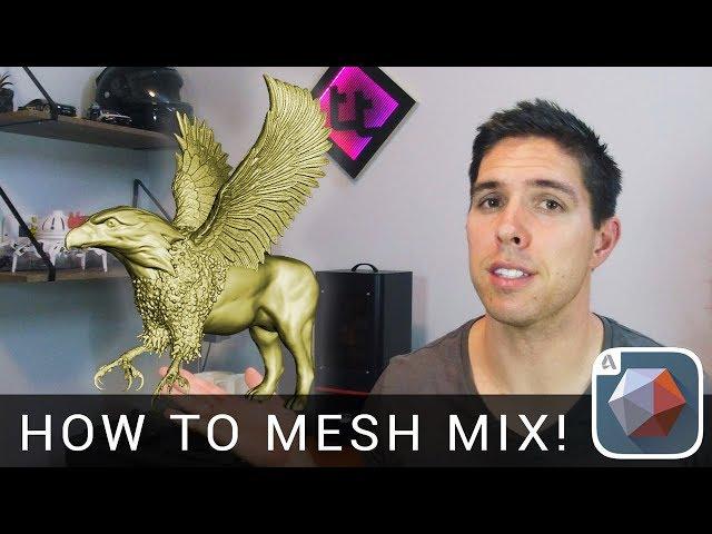 How to mesh mix! - Detailed tutorial on merging STLs in Meshmixer.