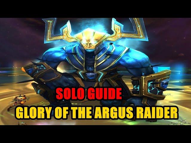 How to solo Glory of the Argus Raider ~all achievements