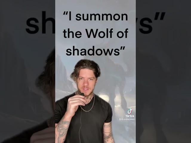 Summon a shadow wolf!