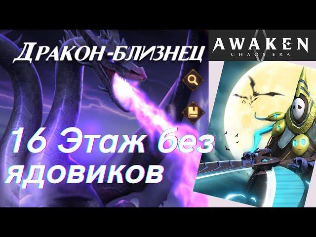 Дракон-Близнец: 16 этаж команда без ядовиков. | AWAKEN CHAOS ERA