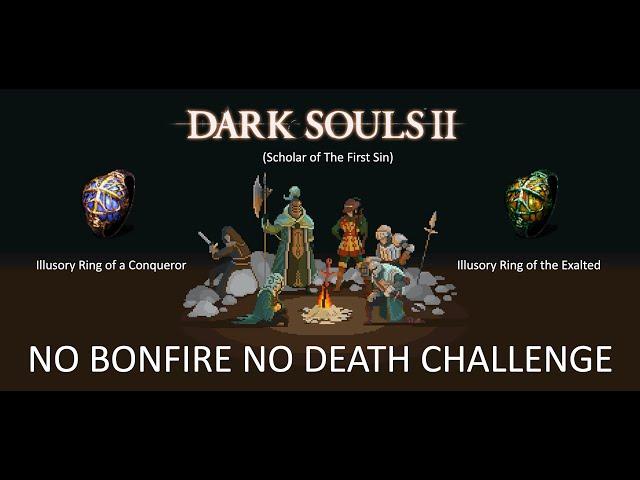 Dark Souls 2 SOTFS Get Both illusory Rings (No Death No Bonfire Easy) #Happysouls2