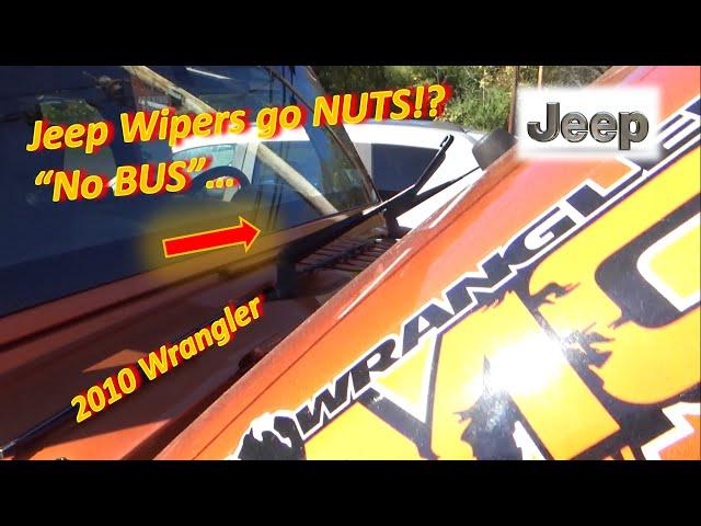 Wrangler Wipers & Cluster go NUTS!! (Jeep "No BUS"...CAN we fix it?)