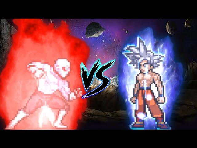 Jiren OP (all form) VS Goku MUI in Jump Force Mugen 