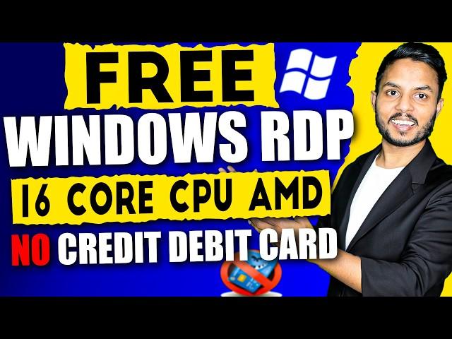 How to Create RDP for Lifetime 2024 | No Crédit/Débit Card Required | Get Free Windows RDP Server