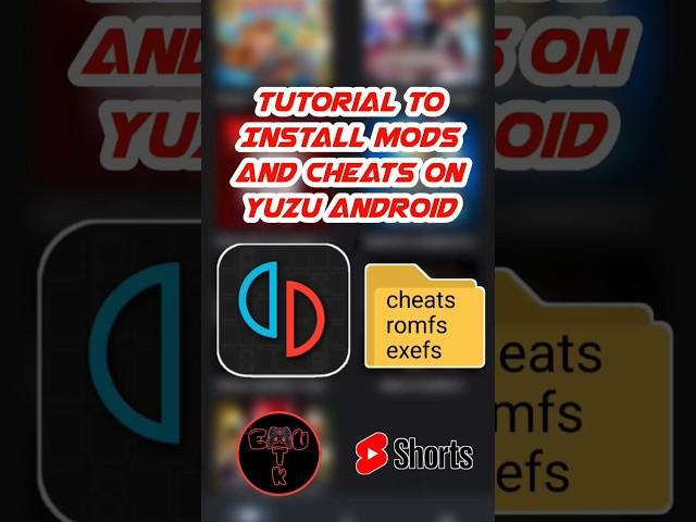 Tutorial to Install Mods and Cheats on Yuzu Android #yuzu #yuzuandroid #carapasangmoddancheatyuzu