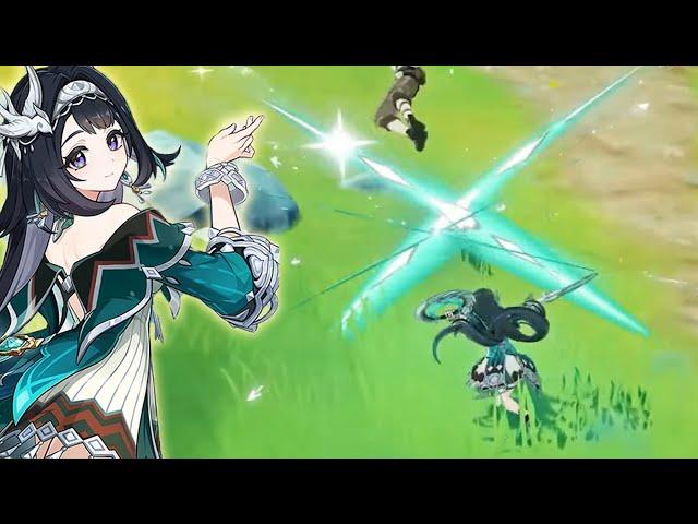 Lan Yan Gameplay & Lan Yan Skill Showcase | Genshin Impact 5.3 Lan Yan Gameplay