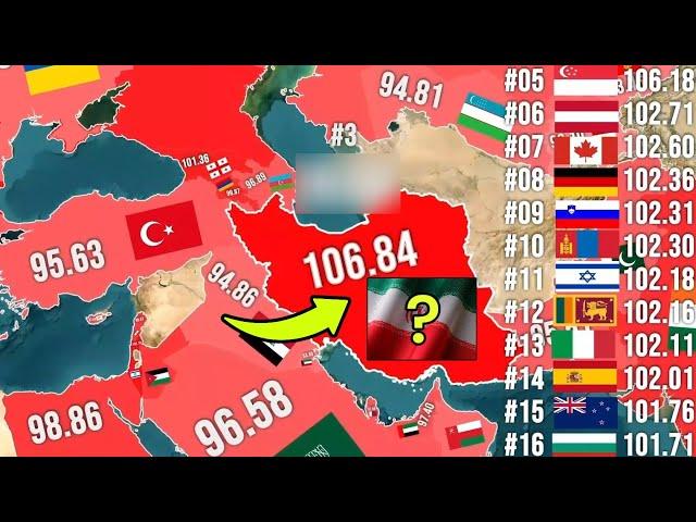 IQ by Country Rankings (Real Data, 2024)