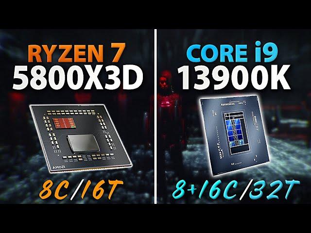 Ryzen 7 5800X3D vs i9-13900K // Test in 9 Games