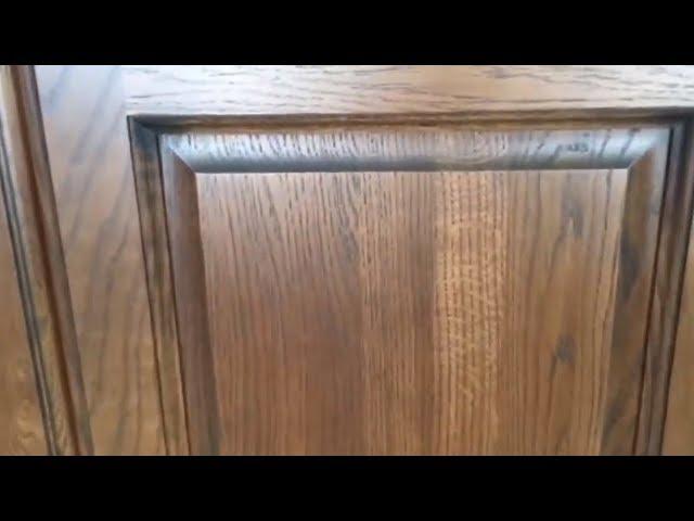 Фасады из дуба тон анегри Т5 черная патина