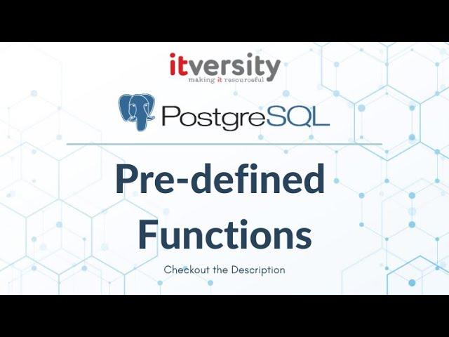 Mastering SQL - Postgresql - Pre-defined Functions - Data Type Conversion