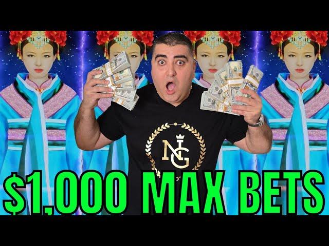 $1,000 Max Bets & MASSIVE JACKPOTS On Dragon Link Slot