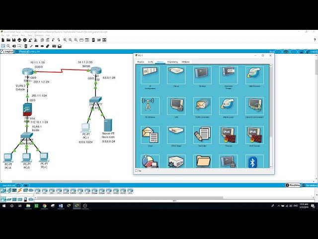 Configure Internet Access on Cisco ASA5505.