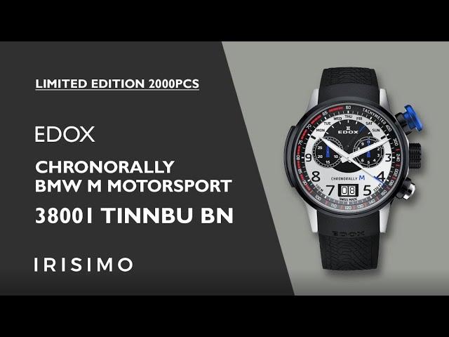 EDOX CHRONORALLY 38001 TINNBU BN BMW M MOTORSPORT LIMITED EDITION 2000PCS | IRISIMO