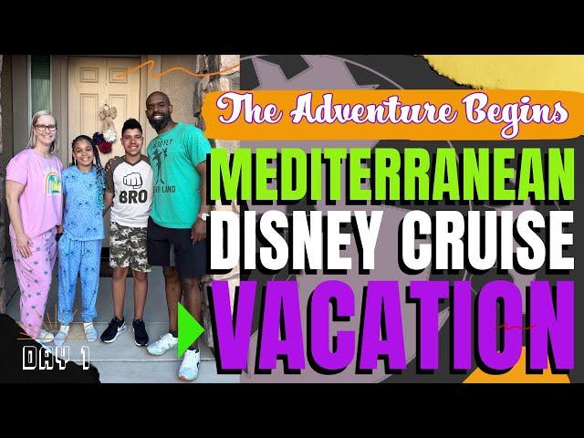 ALL PACKED AND READY TO BEGIN OUR MEDITERRANEAN DISNEY CRUISE