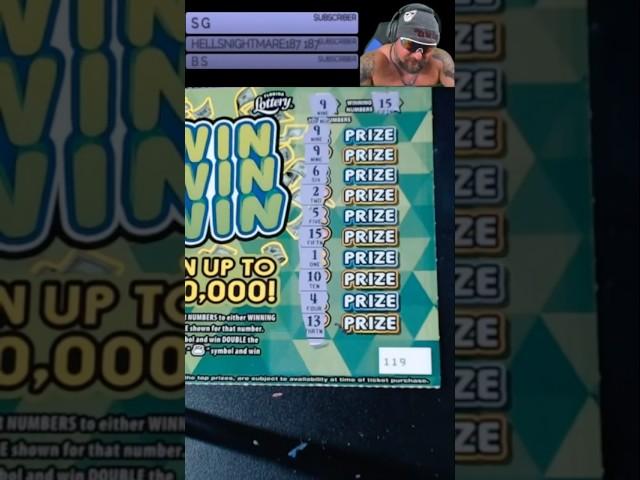 NICE WIN ON THIS $2 FLORIDA SCRATCH OFF!!