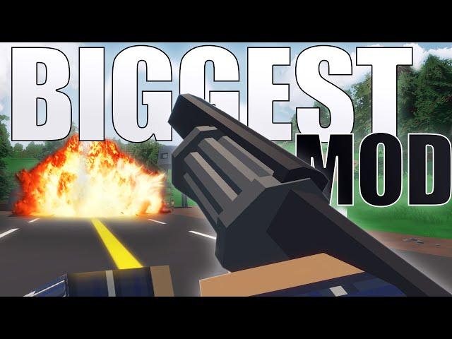 BIGGEST GUN MOD IN UNTURNED - Unturned Mod Showcase - Unturned 3.16.4.0