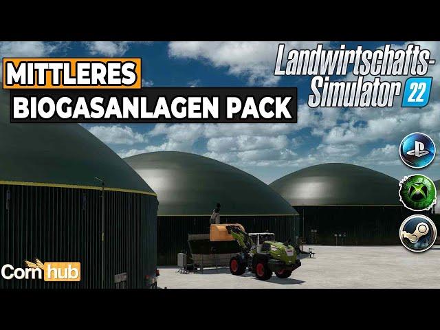 LS22 Mods - Mittleres Biogasanlagen Pack - LS22 Modvorstellung