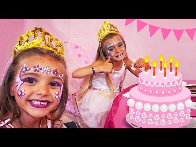 Las Ratitas son princesas en el cumpleaños de Claudia!!