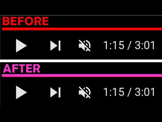 Youtube CHANGED the Progress Bar to Pink!