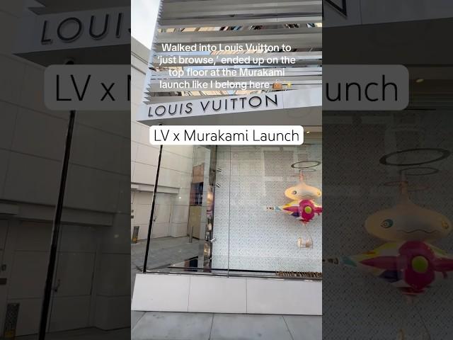 LV X Takashi Murakami Collection Launch at Louis Vuitton, Rodeo Drive