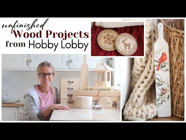 Hobby Lobby Crafts ~ Wood Craft Projects ~ DIY Wood Craft Ideas