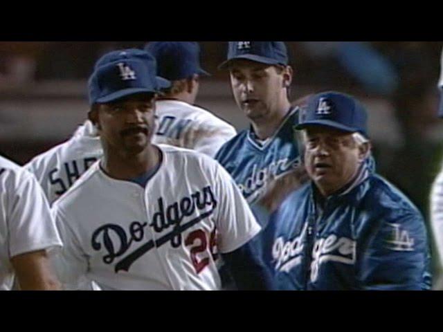 1988 NLCS Gm2: Pena gets save, Dodgers even series