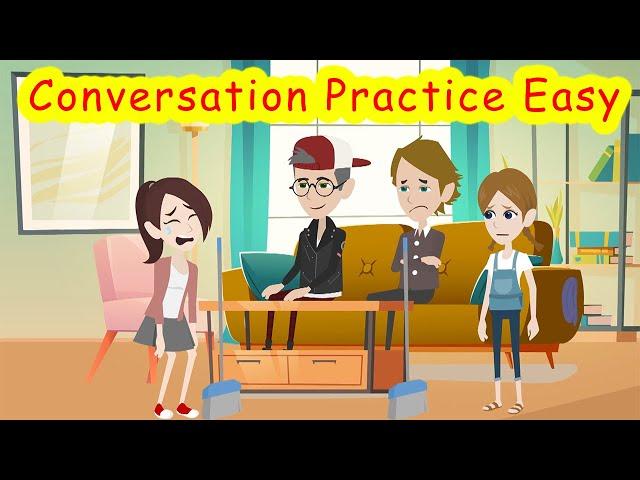 Learn English Speaking Easily Quickly | English Conversation Practice Easy