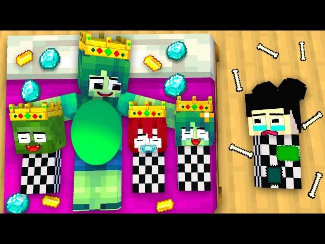 Monster School :  Baby Zombie Challenge x Squid Game Doll Rich and Poor - Minecraft Animation