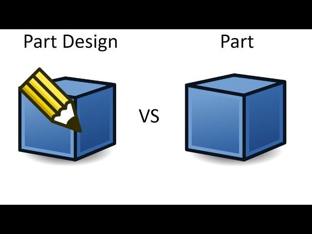 FreeCAD part vs part design 1