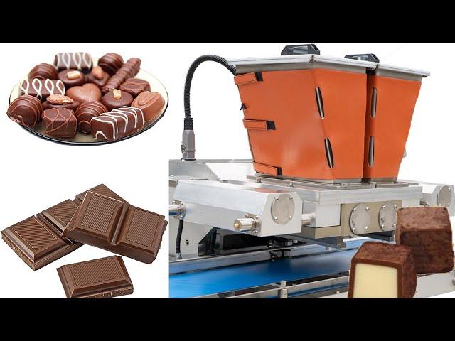 YFDQ100 Full automatic small capacity chocolate bar production line The smallest chocolate line