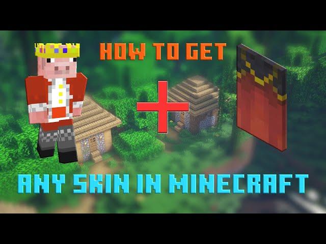 How To Get A Skin In Minecraft + A Migrator Cape Ft. Technoblade's Skin #technoblade