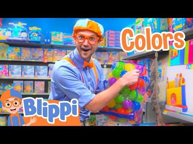 Learn Colors at a Toy Store | Blippi Full Episodes | Educational Videos for Kids | Blippi Toys