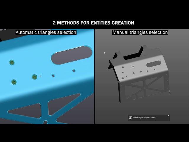 VXinspect : 3D inspection software for an intuitive and flexible entity creation