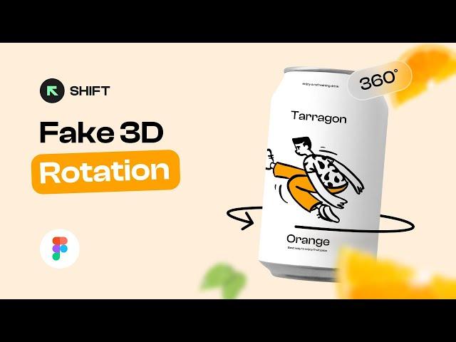 Figma Tutorial: Fake 3d Rotation in Figma