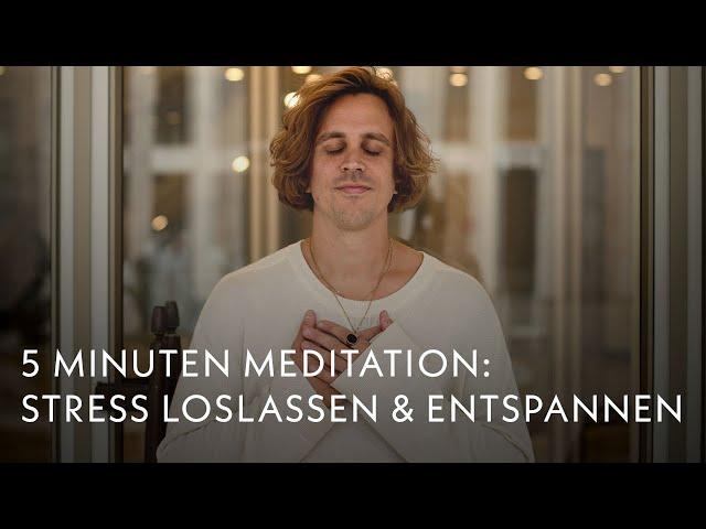 5 Minuten Meditation: Weniger Stress und schnell entspannen