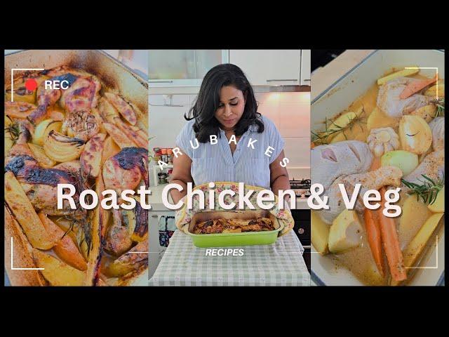 Roast Chicken & Veg l One Pot Chicken Recipe l Arubakes