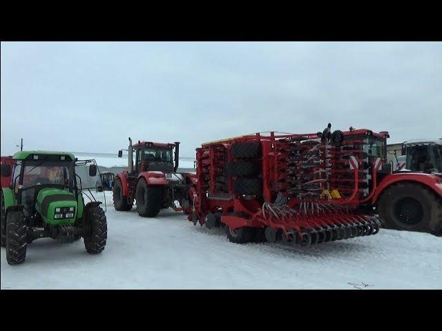 30 января обнова в хозяйстве!!! Приехал посевной комплекс Pottinger 6000.