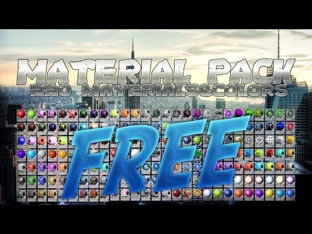 Cinema 4D Material Pack Free