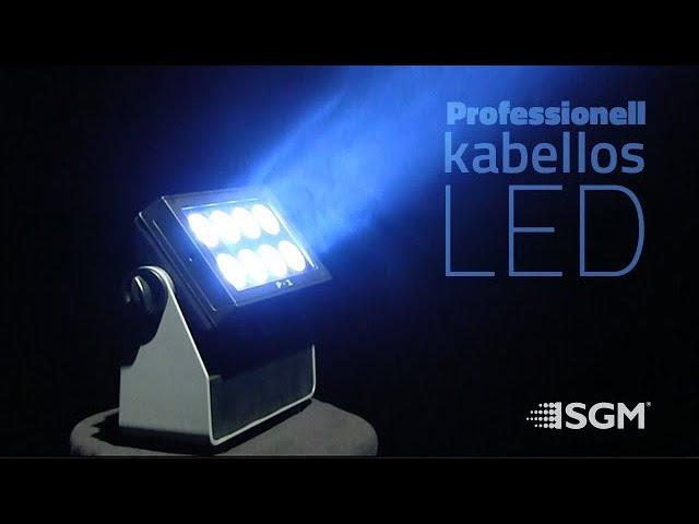 Profesionell - Kabellos - LED! Der SGM P 1