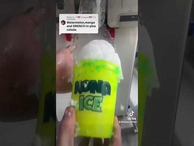 This flavor combo is GAS  What other combos do y’all wanna see? #konaice #shavedice #fyp #fypシ