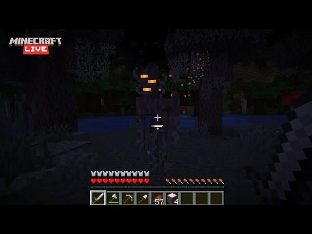 Minecraft Live 2024 : THE CREAKING MINECRAFT  THE CREAKING MINECRAFT Minecraft LIVE 1.22!!!!