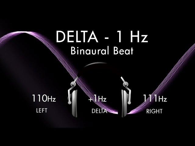 The Deep Delta Sleeping Pill - 1hr Pure Binaural Beat Session at ~(1Hz)~ Intervals