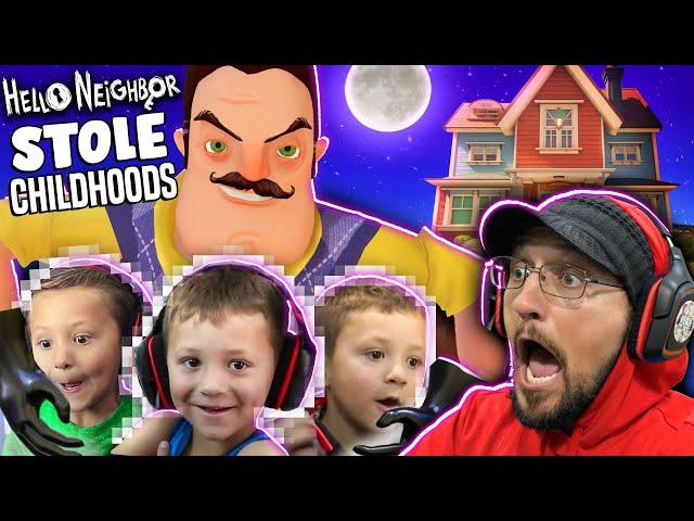 Hello Neighbor Stole Childhoods!! Forgotten Memories (FGTeeV Gameplay/Skit)