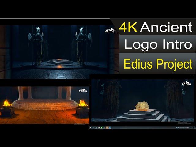 New Ancient Logo Intro Edius Project 2023 || Fire Logo Intro Project Download Logo Intro Template