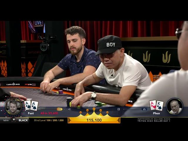 Dietrich Fast vs. Paul Phua | Triton High Roller | #MILLIONSRussia